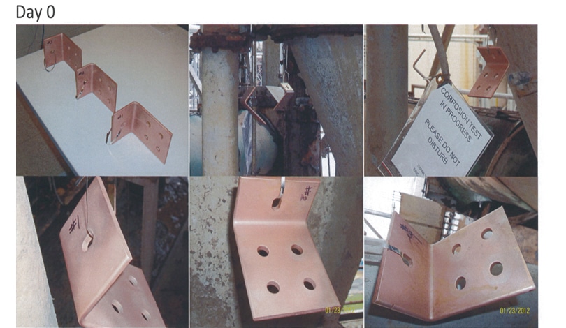 Day0 corrosion protection for metal