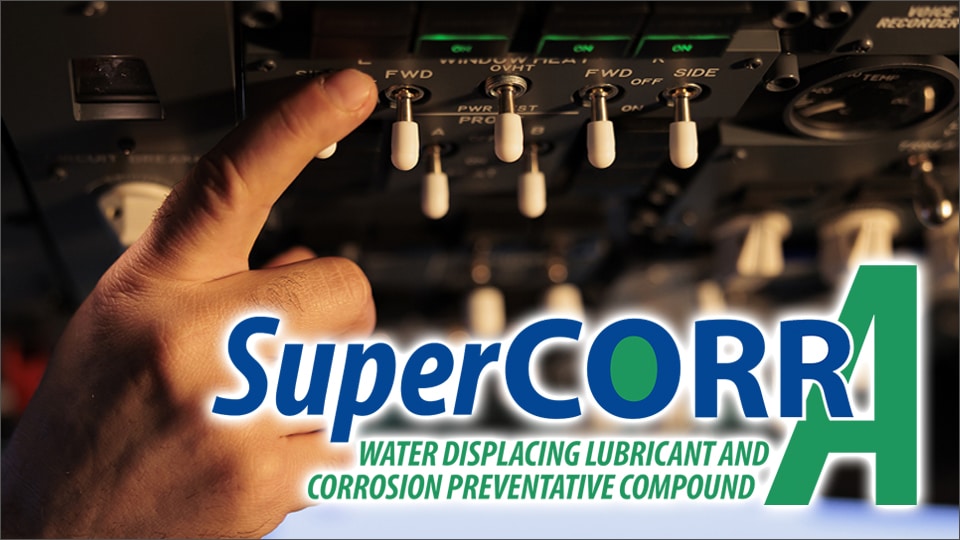 SuperCORR-A-Front-image Avionic and electronic component<br />
corrosion inhibitor