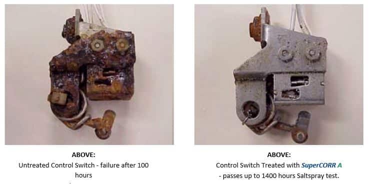 control switch corrosion