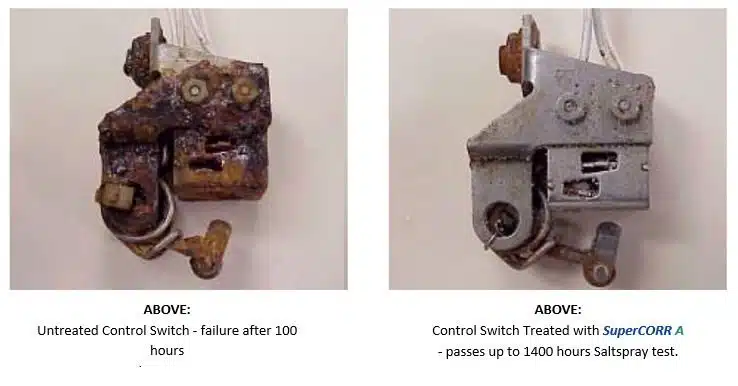 control switch corrosion